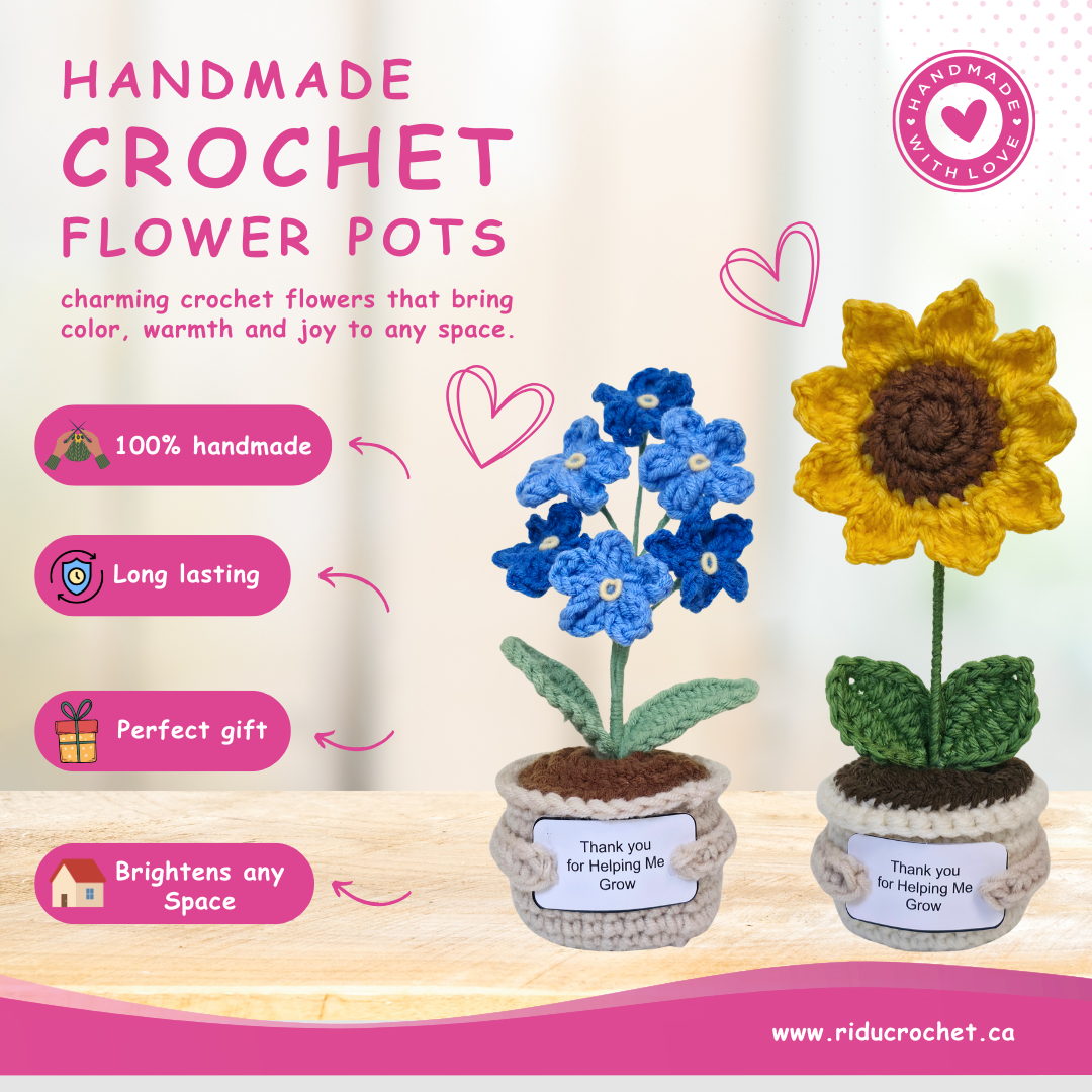 Flower Pot - Forget Me Not