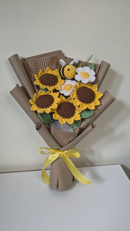 Sunny Bee - Sunflower Bouquet