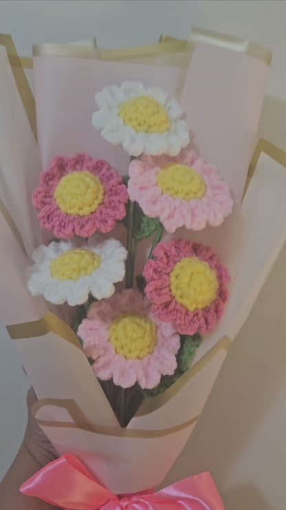 Flower Bouquet - Crochet Daisies