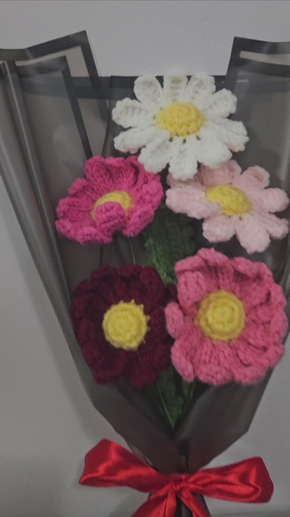 Flower Bouquet - Crochet Daisies Bouquet